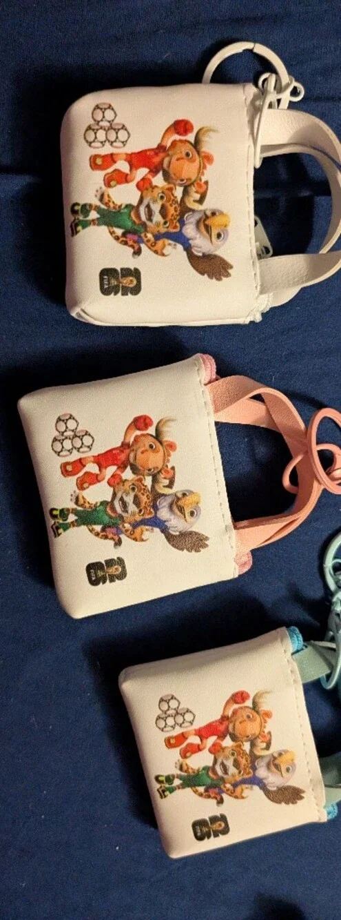 3 New Kids FIFA Mini Purse Keychain